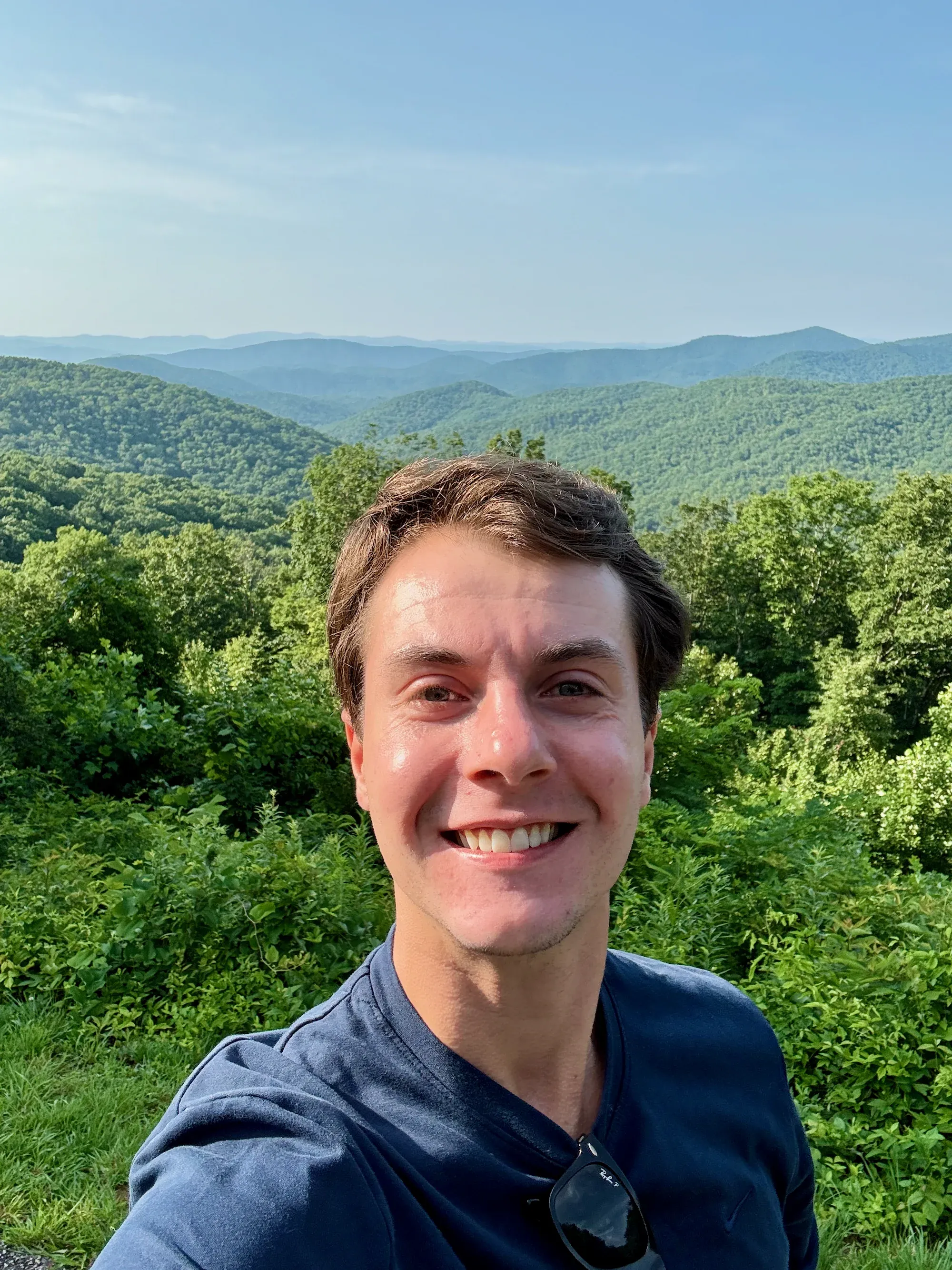 Pedro Lima on the Blue Ridge Parkway in North Carolina